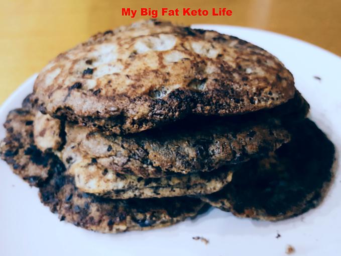 Κέτο Pancakes με Σοκολάτα