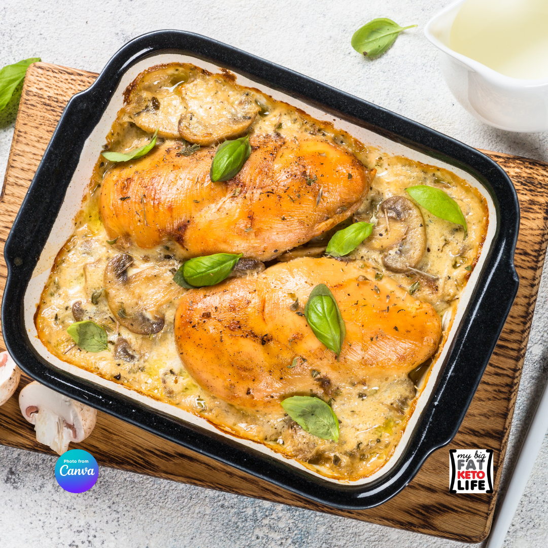 Φιλέτο γαλοπούλας με μανιτάρια α λα κρεμ